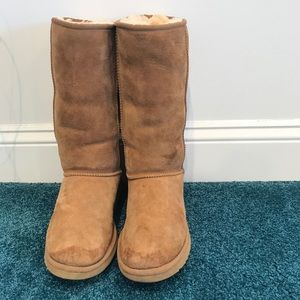 Tall Chesnut Ugg Boots Great Condition
